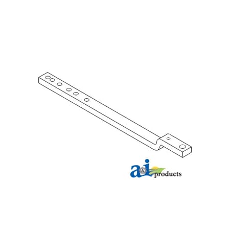 A & I Products Drawbar w/ 2.500" Offset 45" x4.25" x2.5" A-R81576